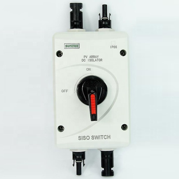 IP66 Solar PV System Battery Isolator Switch 1000V DC Waterproof Disconnector Chinasuntree