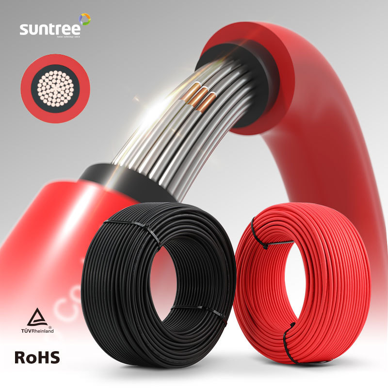 EN50618 H1Z2Z2-K PV1-F 6/10/16mm2 low smoke halogen free irradiated XLPO Solar photovoltaic cable