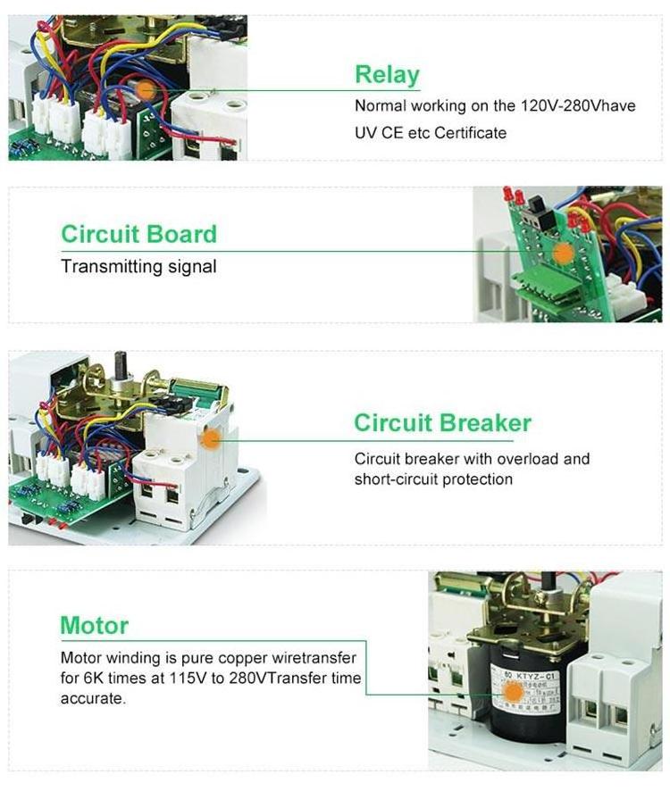 Manual Operation Changeover Switch for Generator