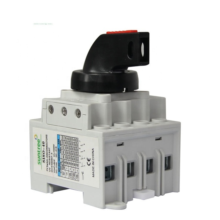 Solar PV DC Isolator Switch 1000 Volt 20 Amp Electric Disconnector Main Switch