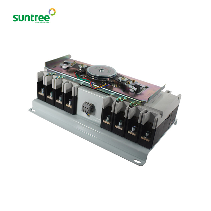 AC 220V ATS PV System Power Use Din Rail Photovoltaic Solar Power Dual Power Automatic Transfer Switch