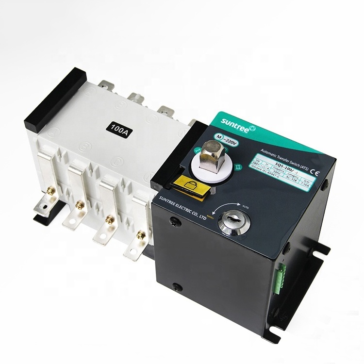 Three Phase 630 Amp 3 Pole ATS Automatic Manual Transfer Switch Changeover Switch for Distribution Power System