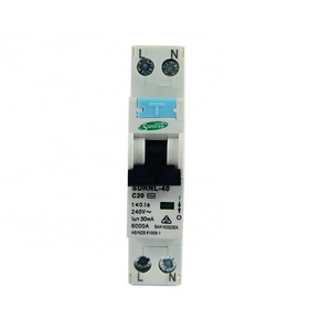 Leakage Current Protection Switch 1P+N 16amp Single Pole RCBO Electrical RCD