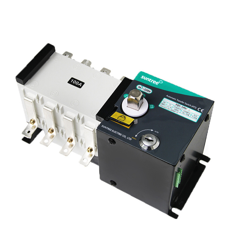 SQ5 AC 400 Amp automatic transfer switch and manual transfer switch