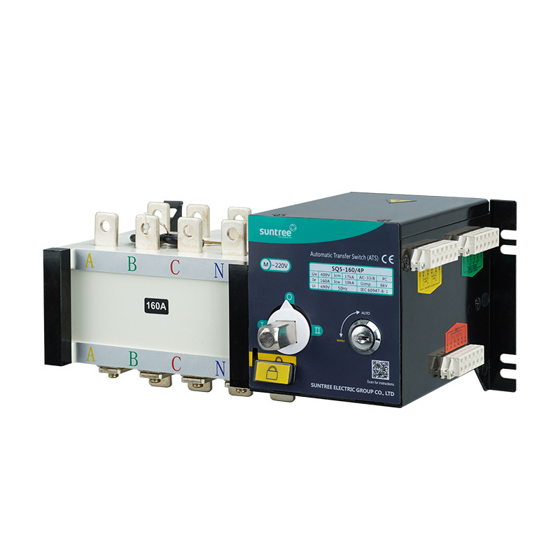 4P 400V 100A ATS 125A 2P Ats Automatic Transfer Switch For Generator