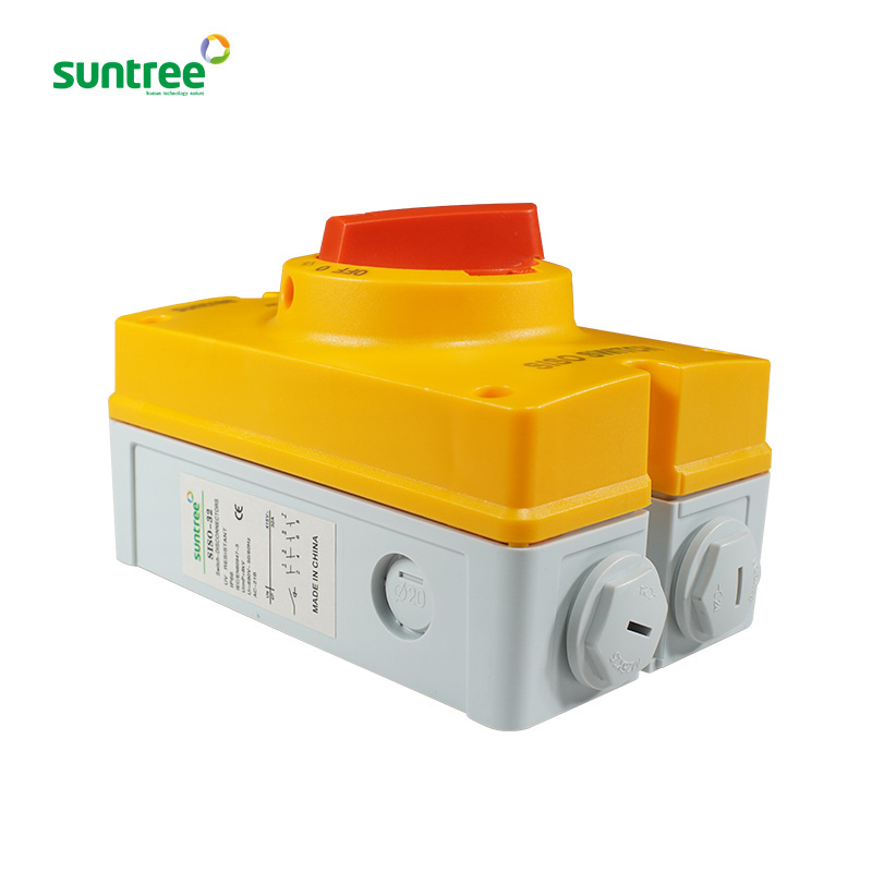 Suntree high quality ac 415v weatherproof isolator switch