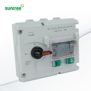 DC 1200V Plastic Electrical solar energy panel pv  combiner box junction boxes with  disconnect switch