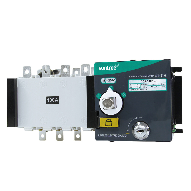 SQ5 AC 400 Amp automatic transfer switch and manual transfer switch