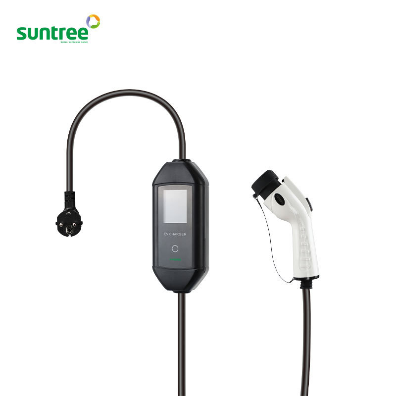 5 Meters EV Charging Cable 16a 3.5KW Portable EV Charger Type 2 EU Home AC Electric Car Charging Station