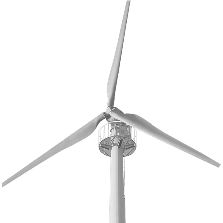 100KW Wind Turbine Permanent magnet direct drive install for farm