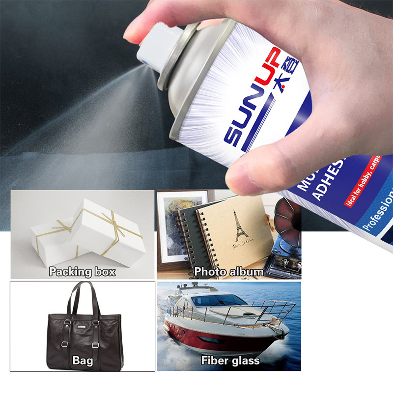 Super Multipurpose Melting Spray Lace Glue Adhesive Waterproof Repositionable Spray Glue For Industrial Use