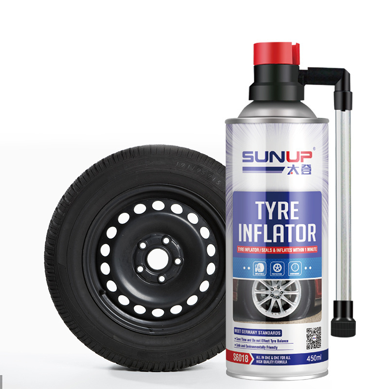 Aerosol car tire inflator tyre puncture repair and fix tire sealer inflator spray for car care