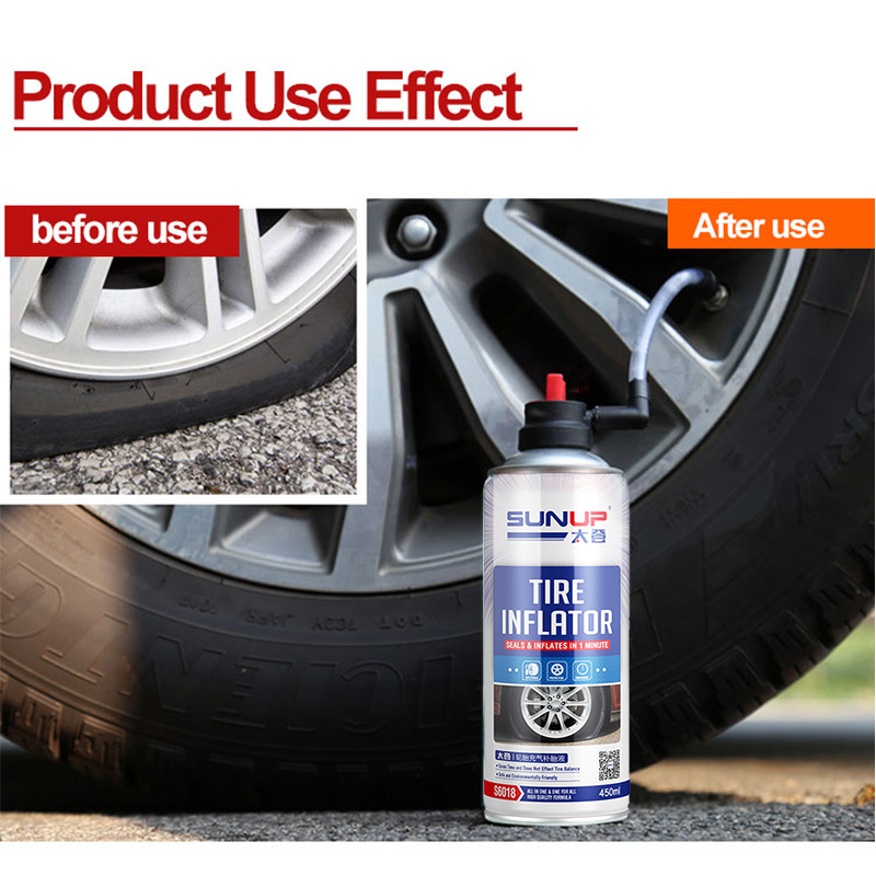 Aerosol Cans Tyre Sealing Spray Tire Sealer Portable Inflator Spray