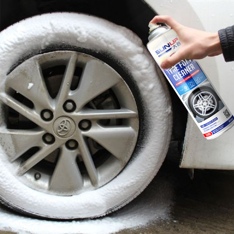 Auto Tire Foam Cleaner Tire Shiny Polishing All Purpose Foam and All Purpose Cleaner