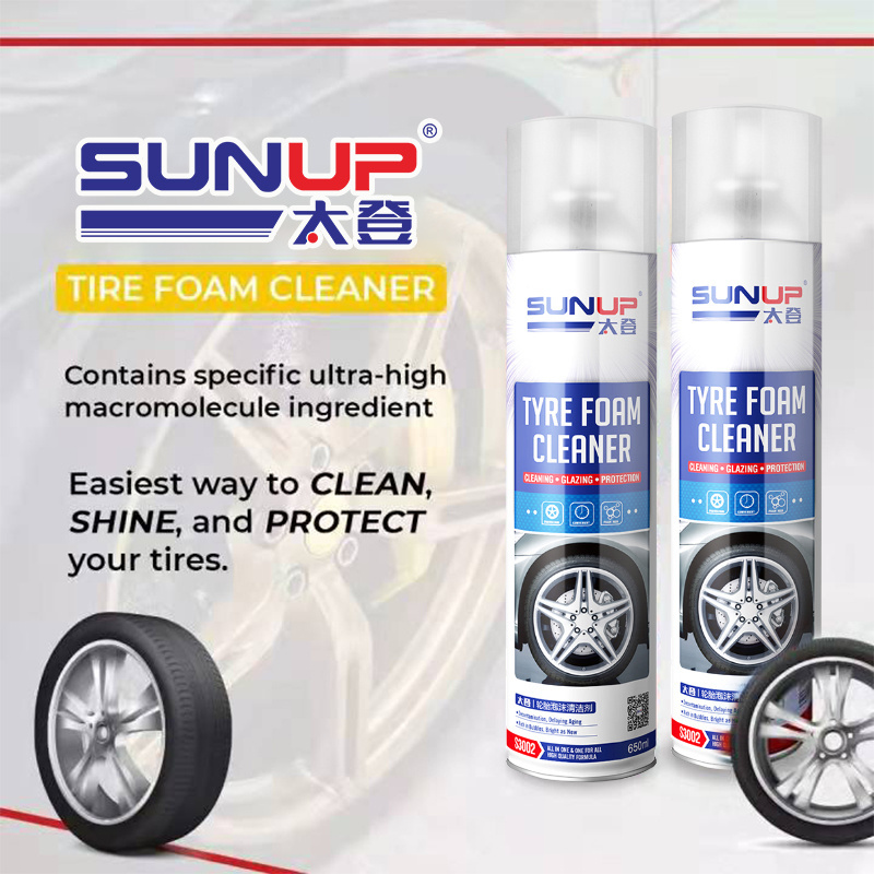 Auto Tire Foam Cleaner Tire Shiny Polishing All Purpose Foam and All Purpose Cleaner