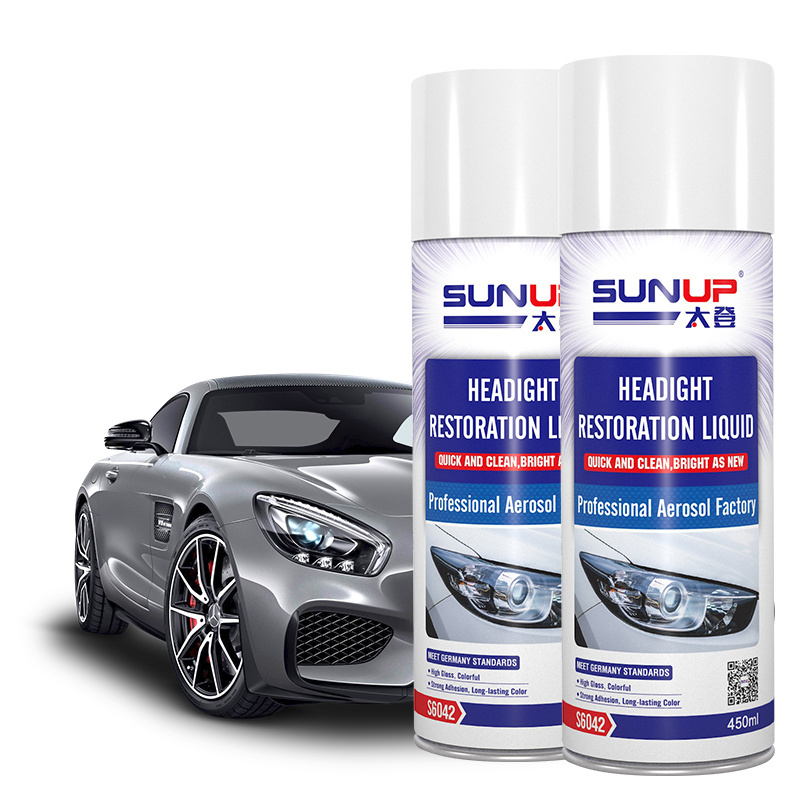 Car Care Headlight Renovation Cleaner Liquid Repair Headlamp Remover Spray Headlight Restoration Spray