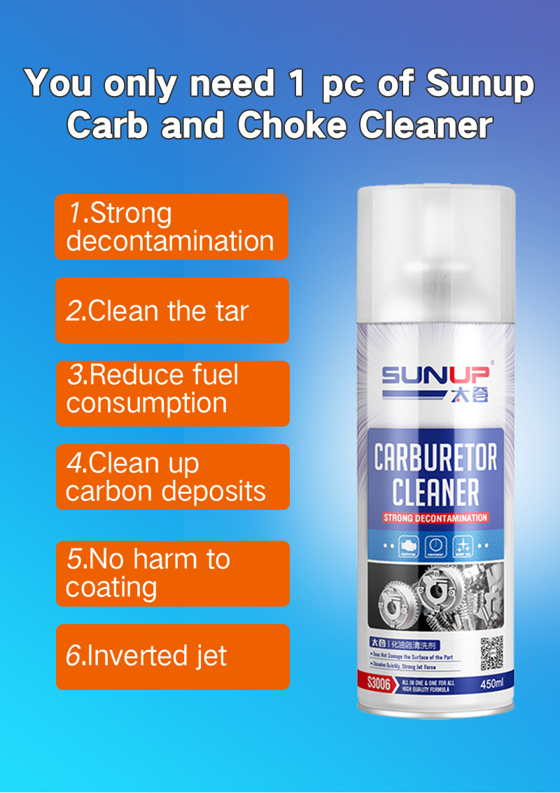 Car engine parts carb choke cleaner spray additive throttle carburetor cleaner