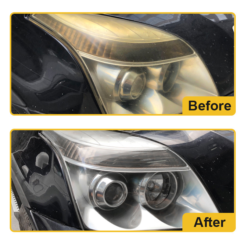 Car Care Headlight Renovation Cleaner Liquid Repair Headlamp Remover Spray Headlight Restoration Spray