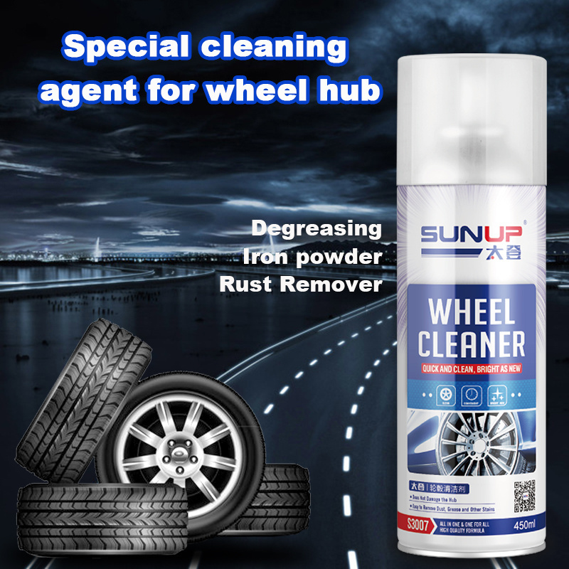 Car Care Heavy Duty Remover Aluminum Wheel Cleaner Bike Brush Car Hub Wheel Cleaner