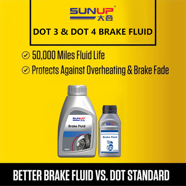 Car dot 3 and dot 4 brake fluid additives flush brake fluid