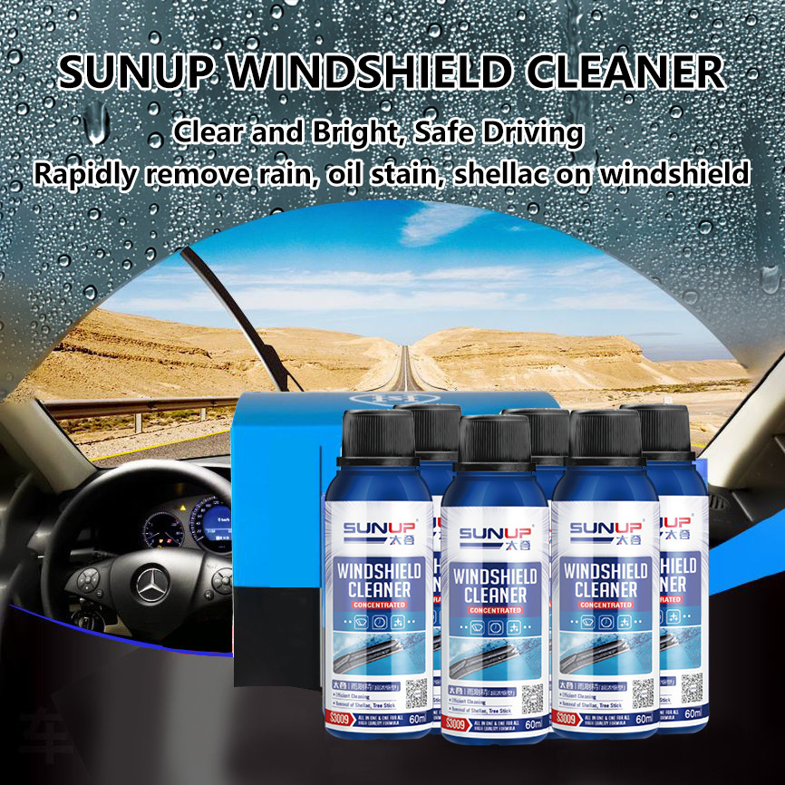 Anti-fog rain car windshield glass solid cleaner window sunshade glass windshield wiper fluid cleaner car windshield cleaner