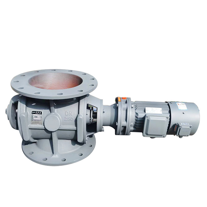 Supply cast iron stainless steel star discharge stainless steel ash discharge valve pneumatic rotary discharge valve