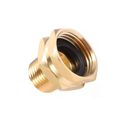 Brass Garden Hose Fitting Male To Female Brass Adapter 3/4'' GHT Female To 1/2'' NPT Male