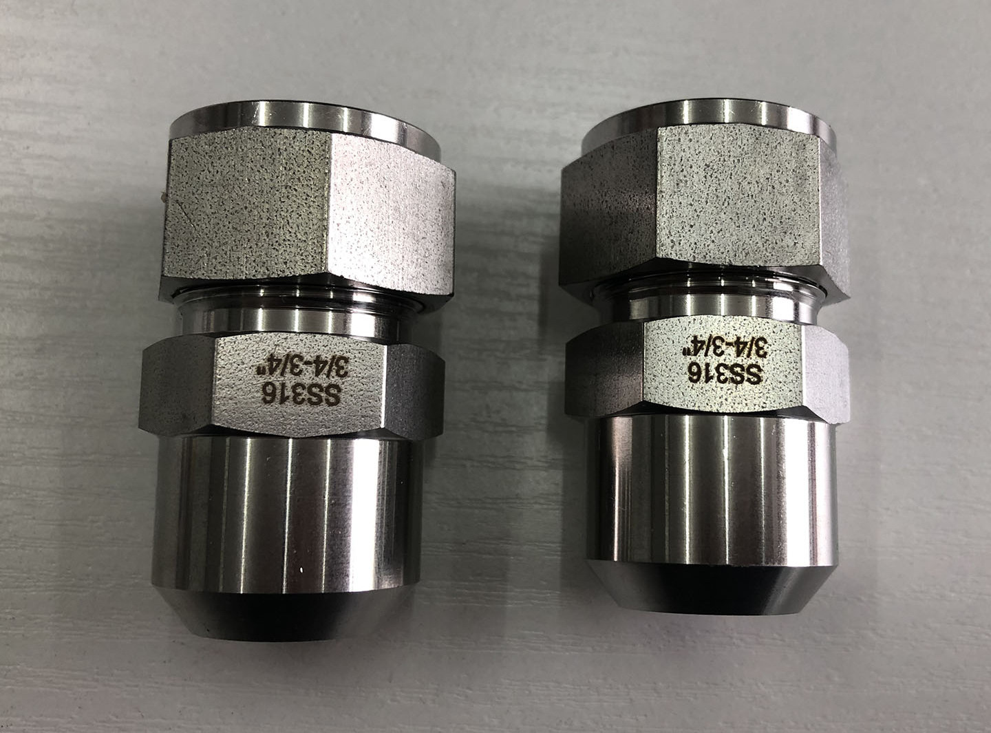 Stainless Steel Tube Fitting 3/4'' Tube OD x 3/4'' Male Pipe Weld Connector