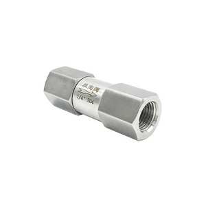 Stainless Steel Check Valve 1/4'' 3/8'' 1/2'' NPT BSP Female Non Return Valve