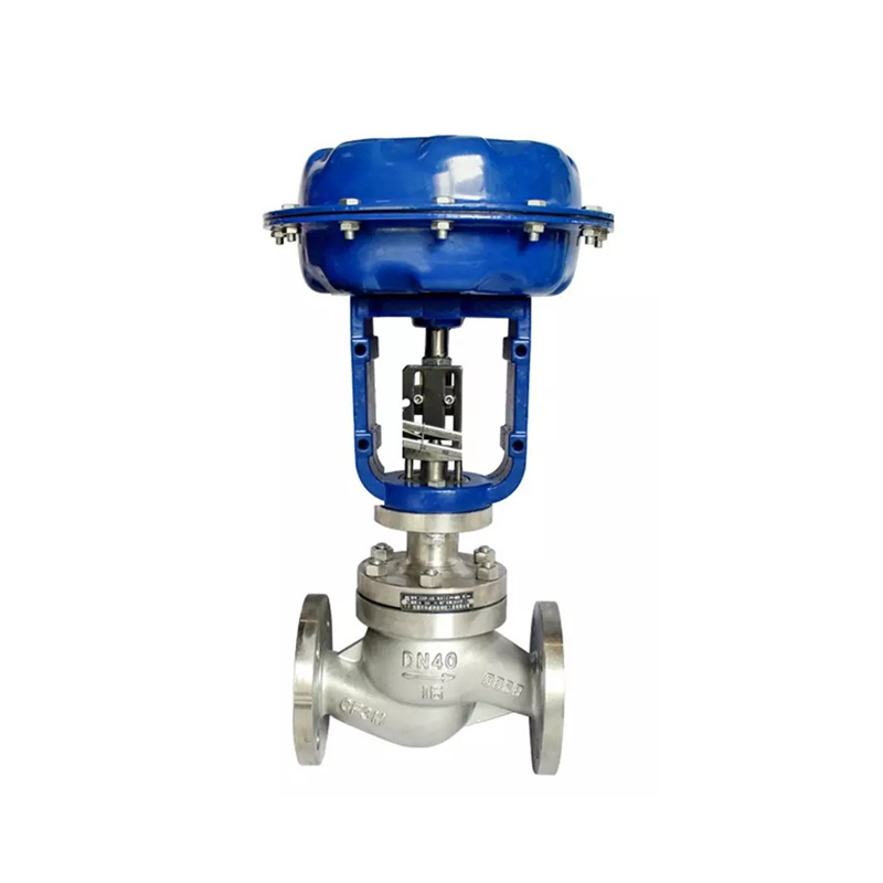 Stainless Steel Pneumatic Modulating Valve With 4-20mA IP Positioner High Pressure Rising Stem Globe Control Valve