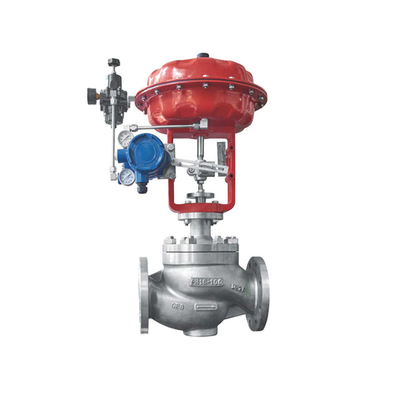 Stainless Steel Pneumatic Modulating Valve With 4-20mA IP Positioner High Pressure Rising Stem Globe Control Valve