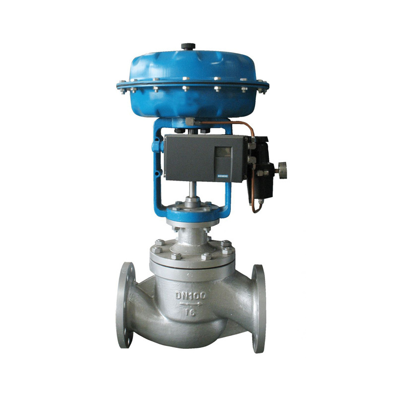 Stainless Steel Pneumatic Modulating Valve With 4-20mA IP Positioner High Pressure Rising Stem Globe Control Valve