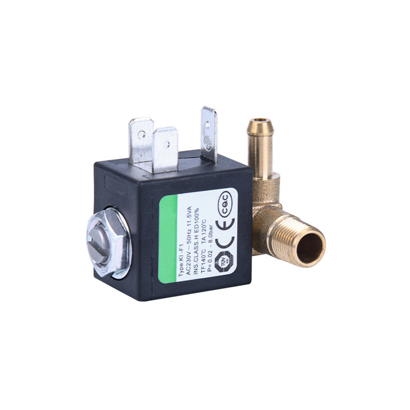 Brass Miniature Direct Acting Solenoid Valve For Coffee Maker Electric Iron