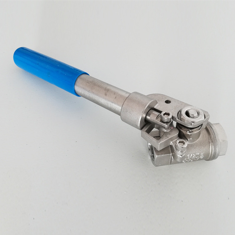 1'' Stainless Steel Ball Valve Full Bore Direct Mount Spring Return Handle Valve