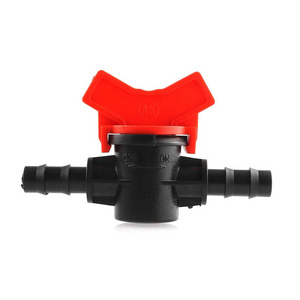 Barbed Ball Valve 3/8'' OD In-Line Ball Valve Shut-Off Switch With Hose Barb for Drip Irrigation