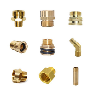 Full type  pex brass plumbing fittings unoin GHT threading garden hose fitting Hose barb Brass compression fitting