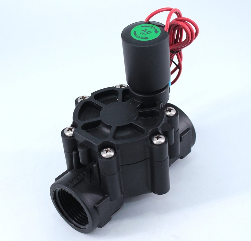 AC 24V intelligent automatic irrigation control solenoid valve with manual switch