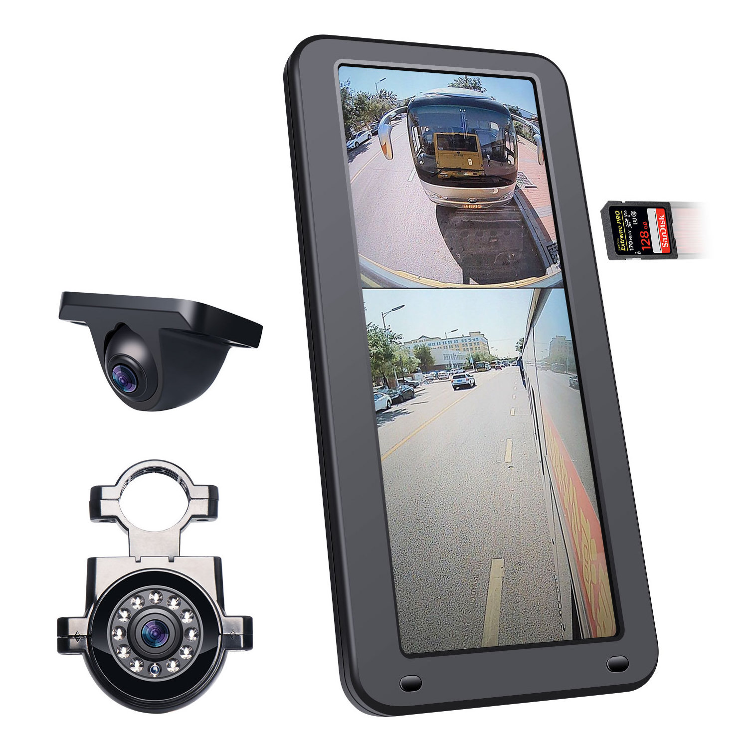 12.3 inch night vision rearview camera car Display rear backup camera back up car camera system