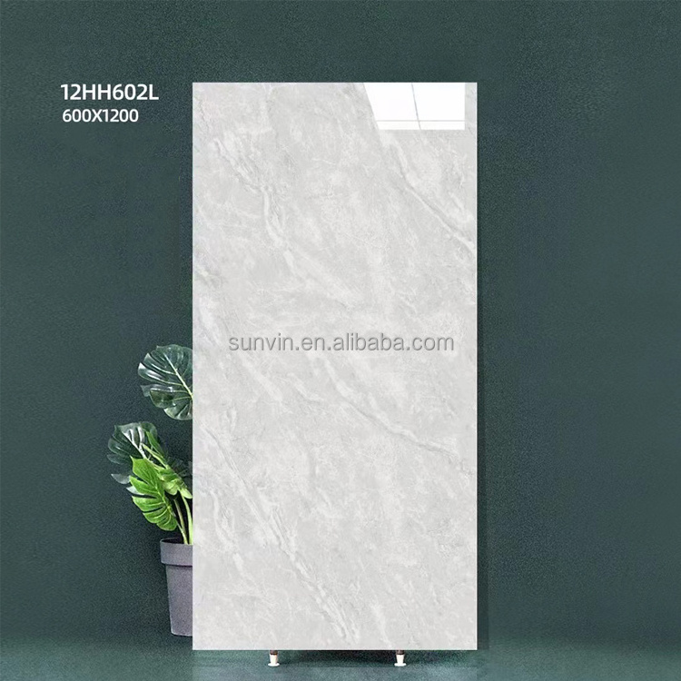 Vitrified Polished Glazed Ceramic Grays Marble Look Parque Floor Tiles Rectangle Photos For Backsplash Kitchen Tiles