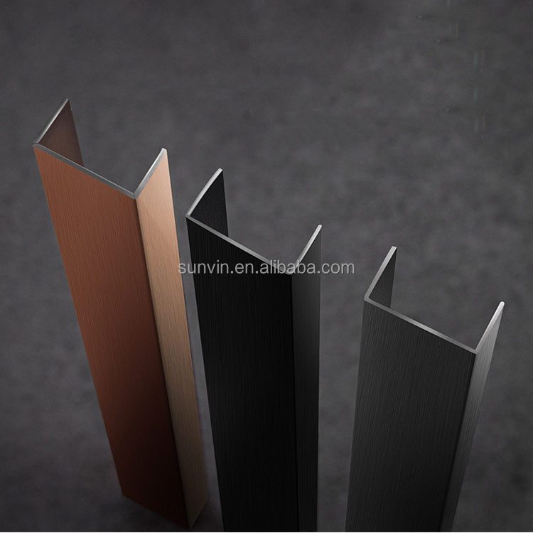 Stainless Steel Trim Corners Edge Protection Trim Metal Stainless Steel Tile Strip For Ceiling Decoration