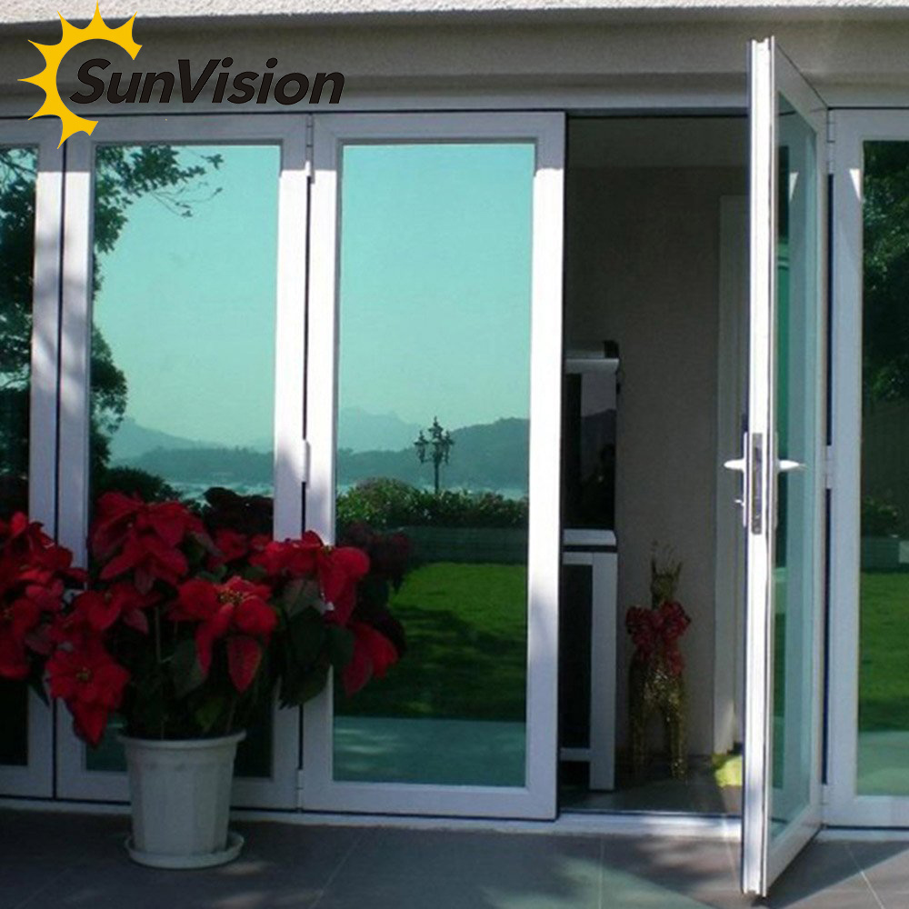 Popular selling mirror reflective one way vision privacy protection building window film smart solar tinted film for house