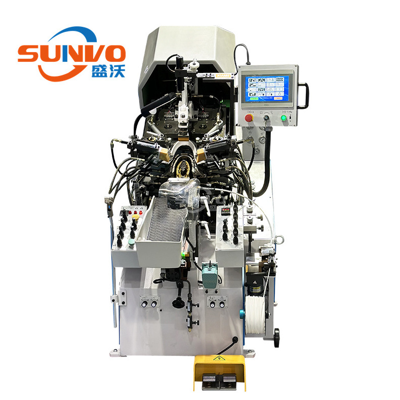 SV-747MA Shoe Making Machine 9 Pincers Hydraulic Automatic Toe Lasting Machine With Computer Memory Control