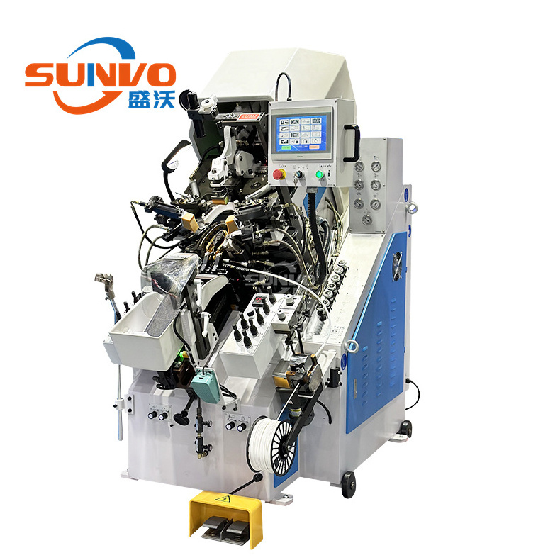 SV-747MA Shoe Making Machine 9 Pincers Hydraulic Automatic Toe Lasting Machine With Computer Memory Control