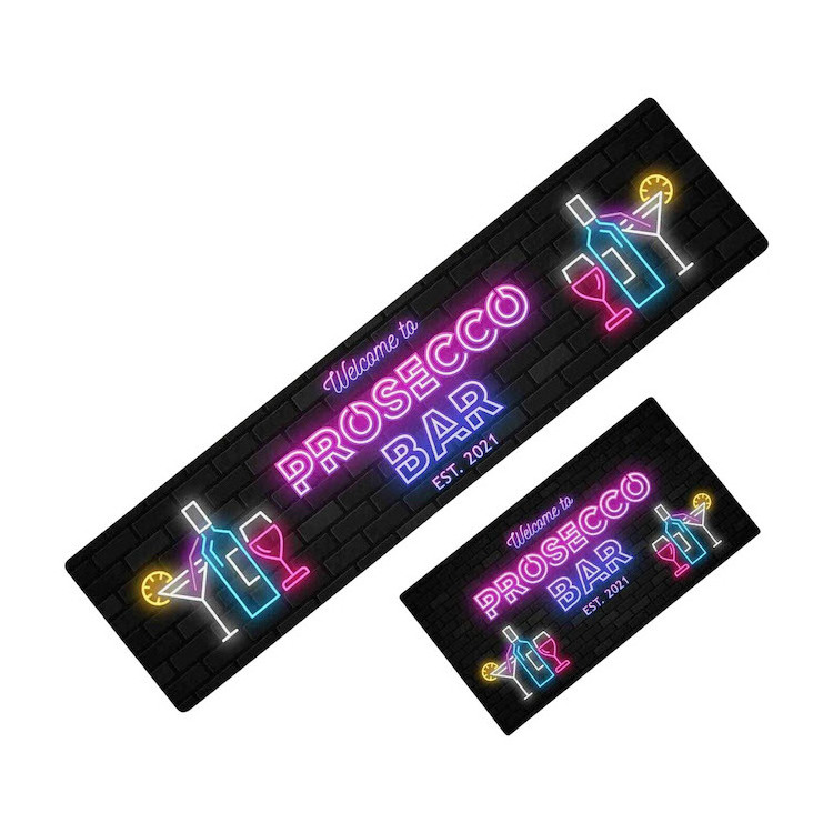 Manufacturer Low Price New Product Ideas 2024 Best Sellers Unique Electronic PVC Led Bar Mat With Light