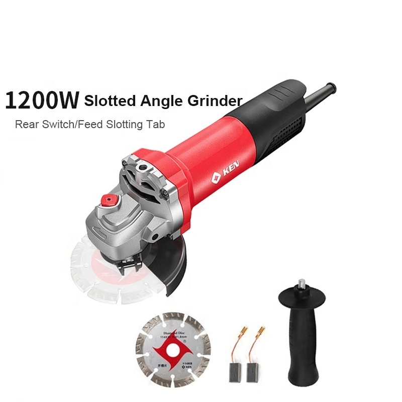 Ken grinder tools 180mm angle grinder 1200w power electric industrial angle grinder