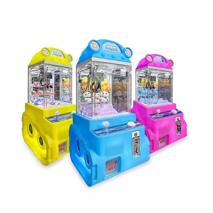 Coin Operated Mini Gift Prize Catching Game Simulator Small Toy Claw ...