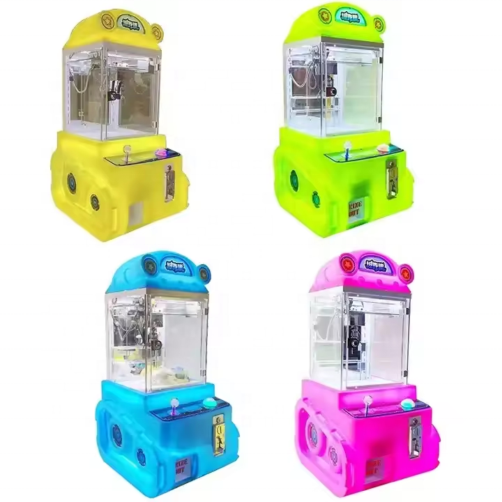 Coin Operated Mini Gift Prize Catching Game Simulator Small Toy Claw Crane Machine for sale