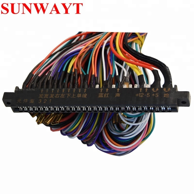 New Standard 2*28PIN JAMMA Wiring Harness manufacturer Multicade Arcade Video Game PCB cable for Jamma Multi Game Board