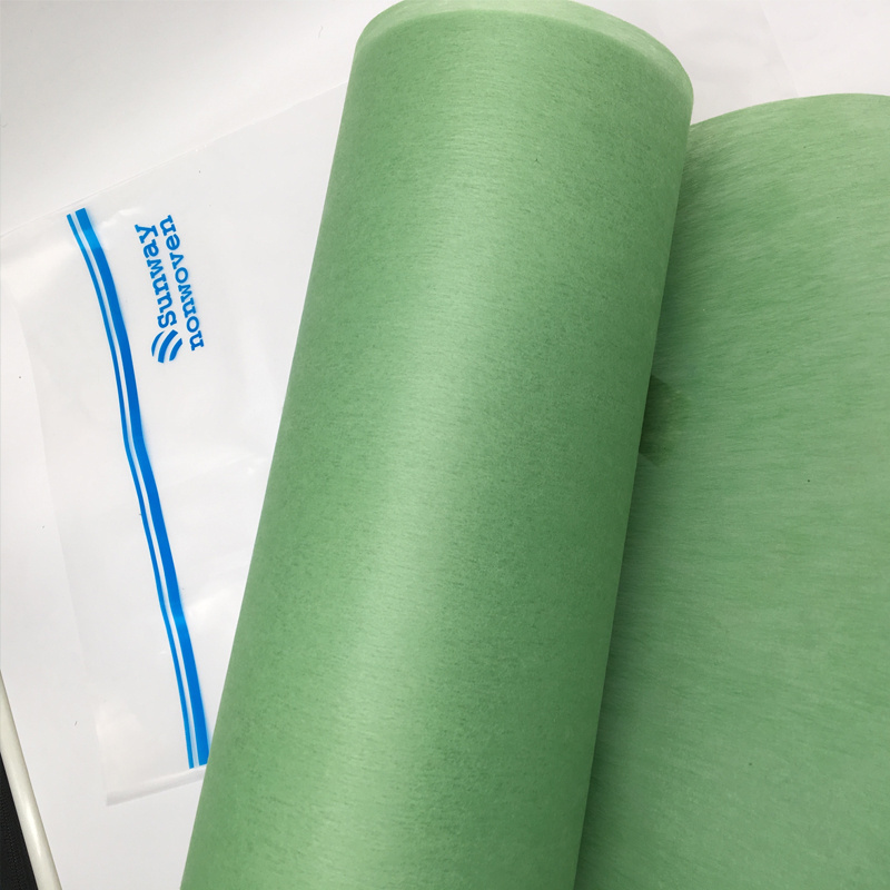 supplies High Quality 100% Polyester Water Absorbent Non-woven Fabric Embossed double sided adhesive interlining