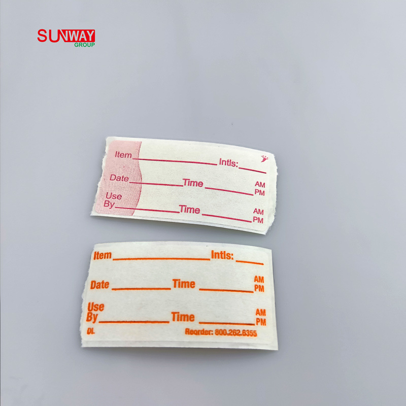 Customised Removable Dissolvable Food Labels Writable Tableware Fruit Freezer Writable Expiry Date Water Soluble Stickers